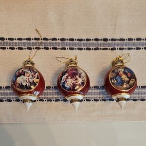 Bradford Editions 'Promise Of A Saviour' Heirloom Porcelain Ornaments